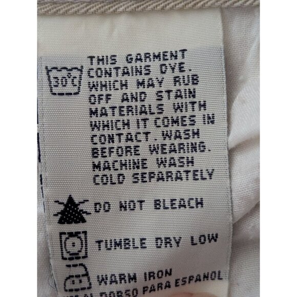 Unionbay Mens Cargo Shorts Loose Fit Size 40 Beige 100% Cotton With Pockets-709l - Picture 7 of 9